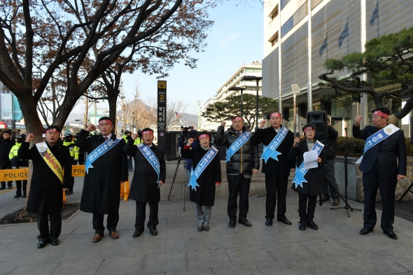 한·미연합사단 창설부대 동두천 주둔 반대 미대통령 서한문 전달 및 항의집회